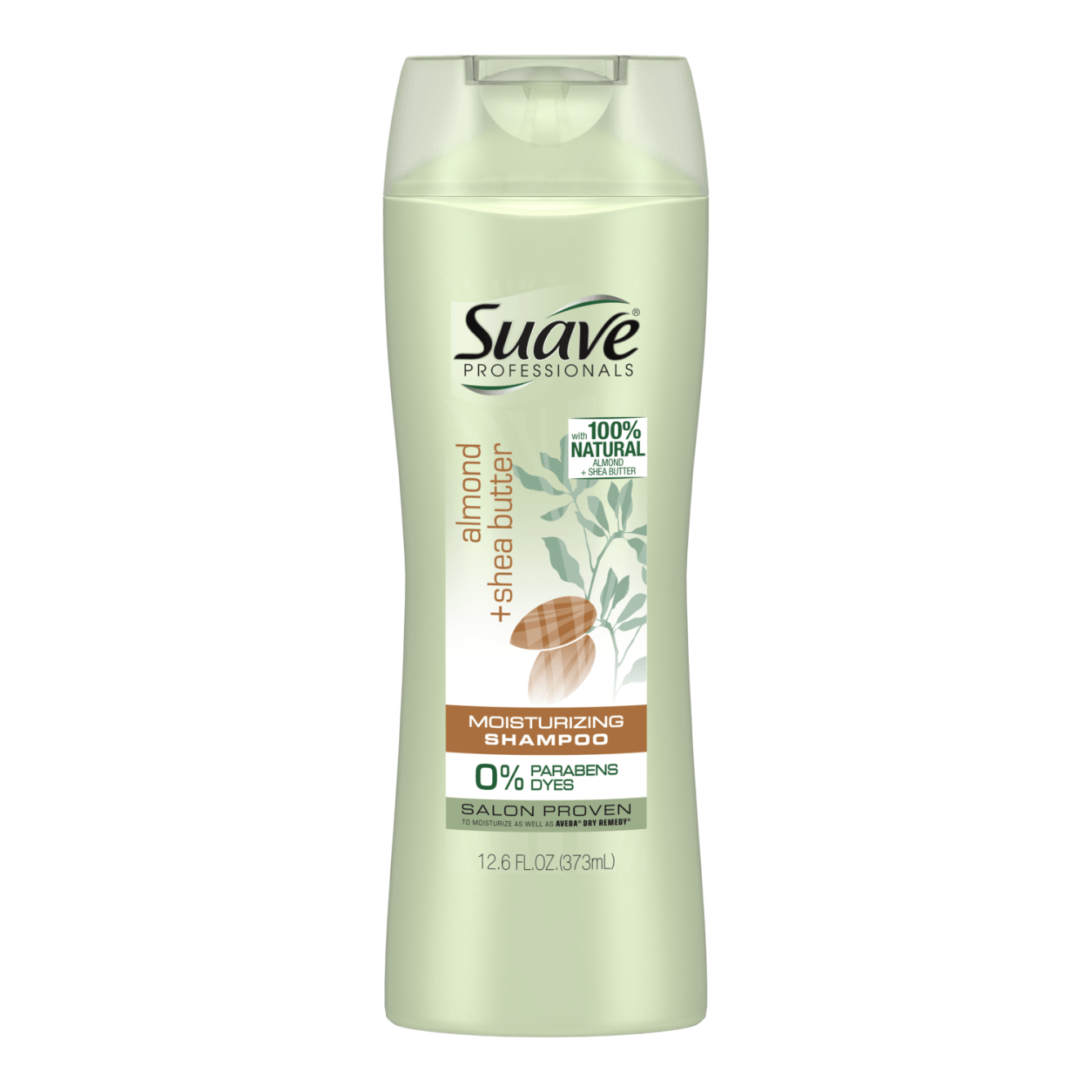 Suave Shampoo Logo - Almond + Shea Butter Shampoo. Suave Professionals®