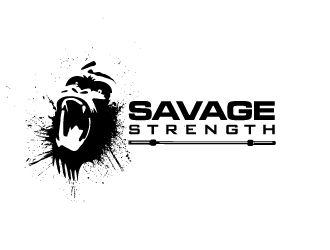 Strength Logo - SAVAGE STRENGTH logo design - 48HoursLogo.com