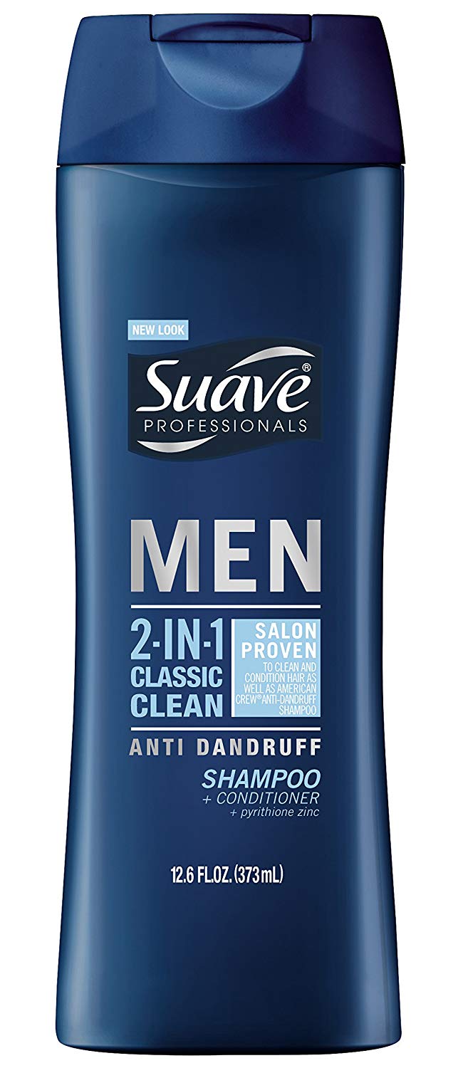Suave Shampoo Logo - Suave Men 2 in 1 Shampoo and Conditioner, Classic Clean Anti ...