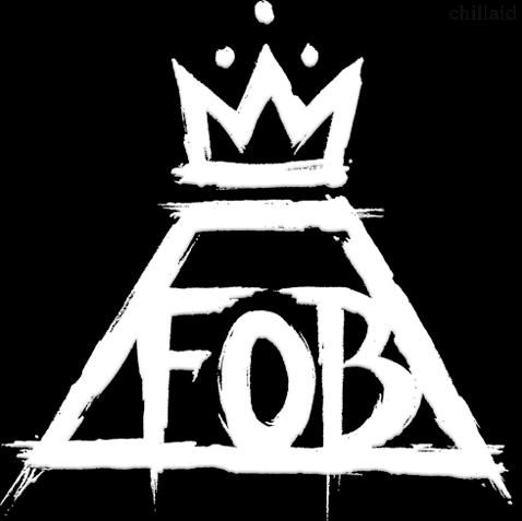 Fall Out Boy Black and White Logo - GIF fall out boy GIF on GIFER