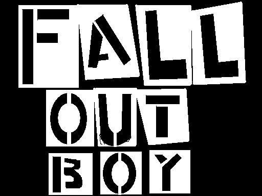 Fall Out Boy Black and White Logo - Fall Out Boy Logo