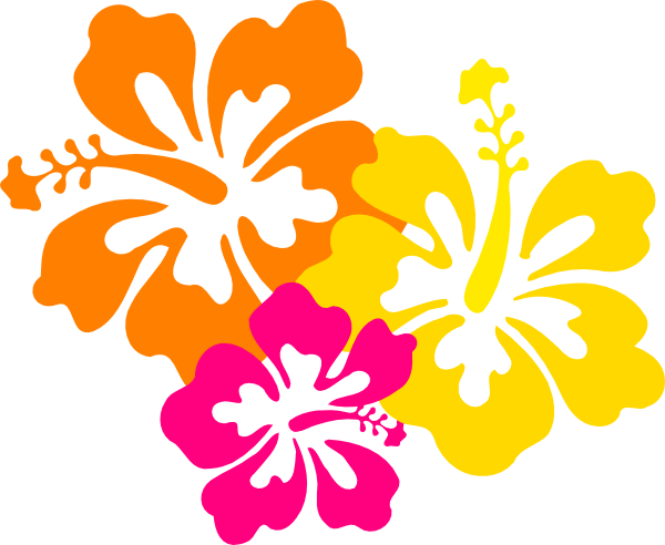 Red and Yellow Flower Logo - Flower Clipart Banner Hawaii #91008 - Clipartimage.com
