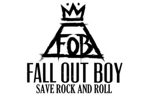 Fall Out Boy Black and White Logo - Fall Out Boy Rock and Roll (Feat. Elton John)