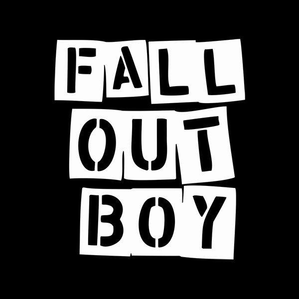 Fall Out Boy Black and White Logo - Fall Out Boy