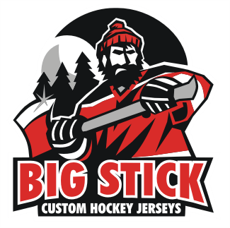 Funny Hockey Logo - Big Stick Custom Hockey Jerseys