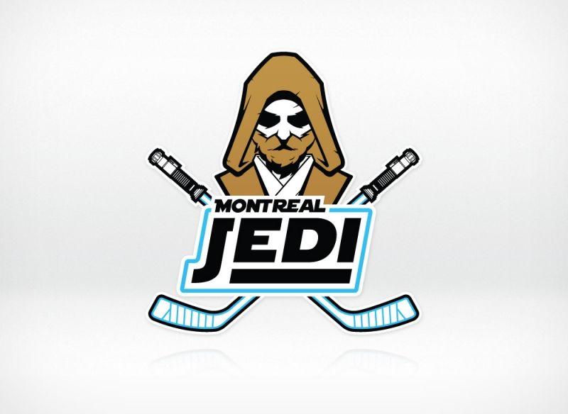 Cool Hockey Logo - Montreal Jedi” Hockey team Design Process. Logo Design