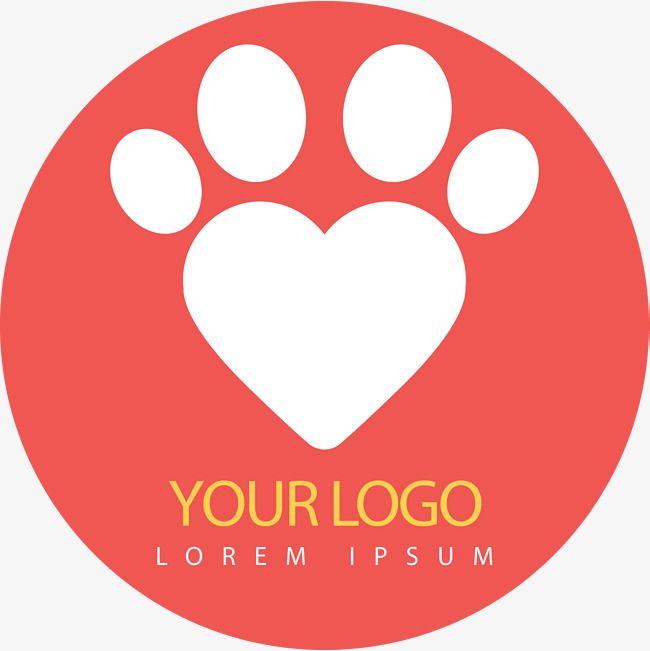 Red Foot Logo - Red Peach Foot Logo, Peach Clipart, Cat's Paw, The Cat's Paw PNG and ...