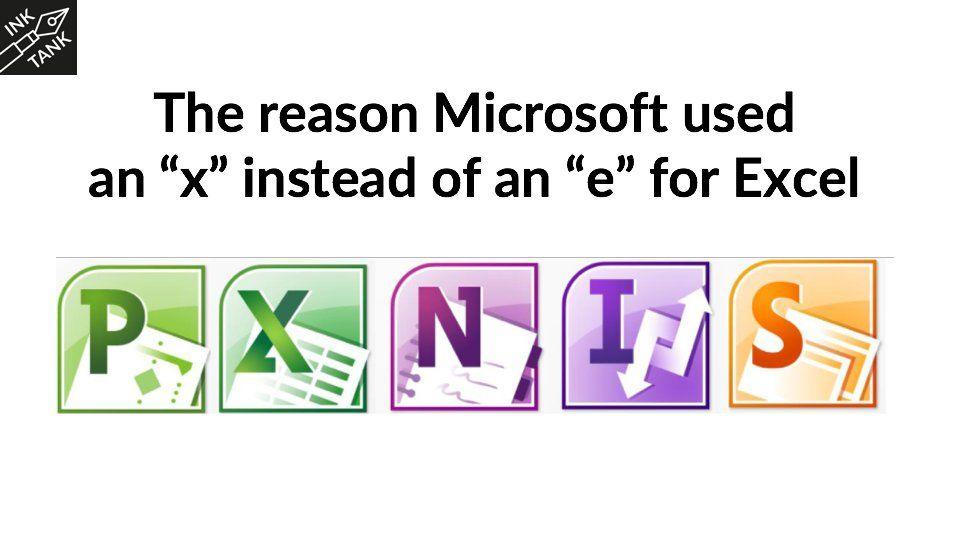 Microsoft Excel Logo - This is why the Microsoft Excel logo starts with an X The Poke