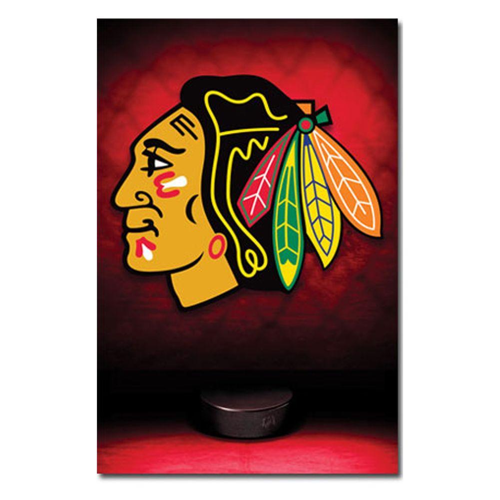 Chicago Blackhawks Logo - Chicago Blackhawks Logo 09 Wall Poster