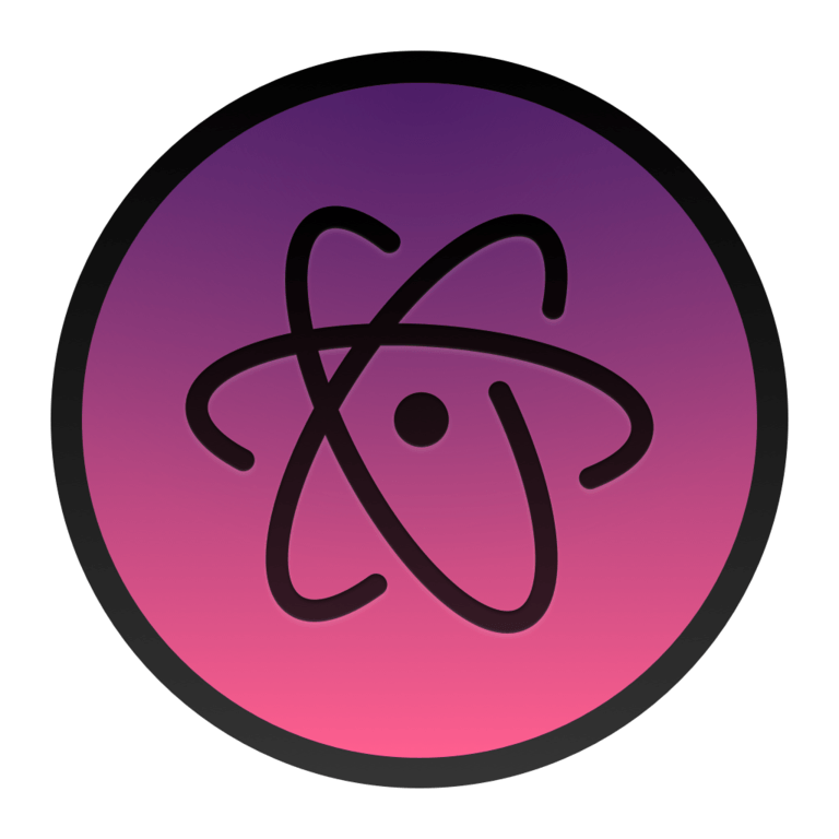 Atom Logo - Why do we use the current Atom logo when inverting the colors makes ...