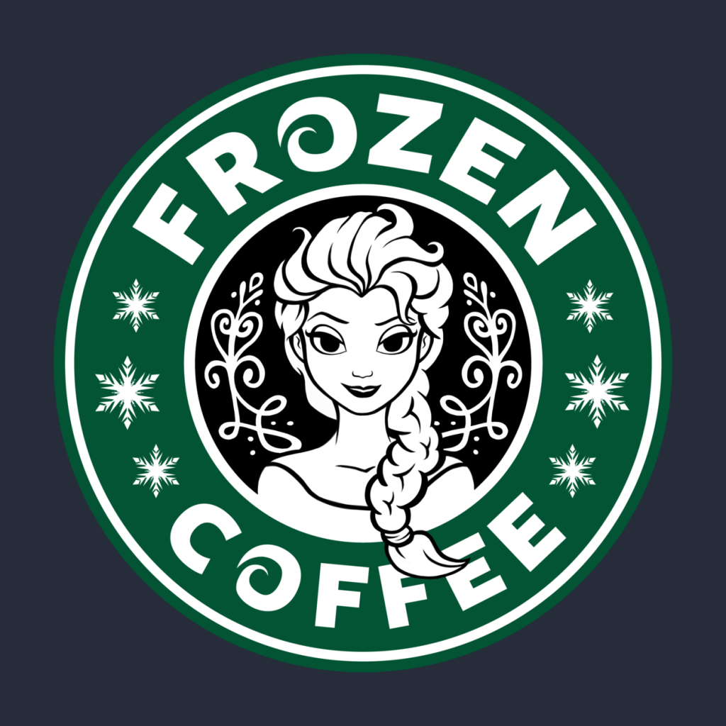 Frozen Starbucks Logo - Shirt Minion