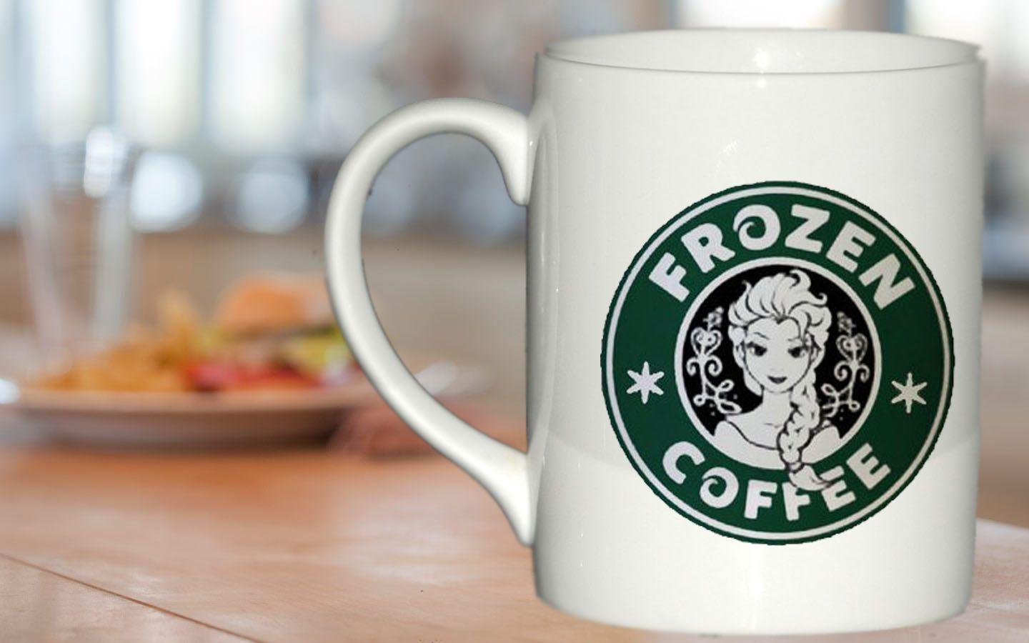Coffee Cup Starbucks Logo - disney frozen starbucks logo mug gift custom mug ceramic mug