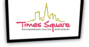 Times Square Logo - Home Square. Neighborhood Italian Restaurant