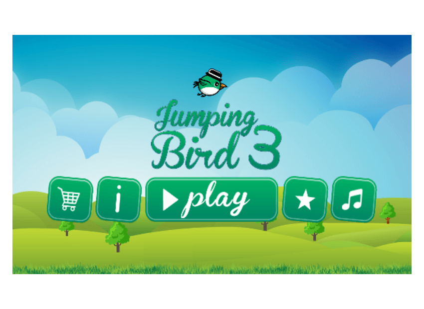 Bird 3 Game Logo - Jumping Bird Download Free Game
