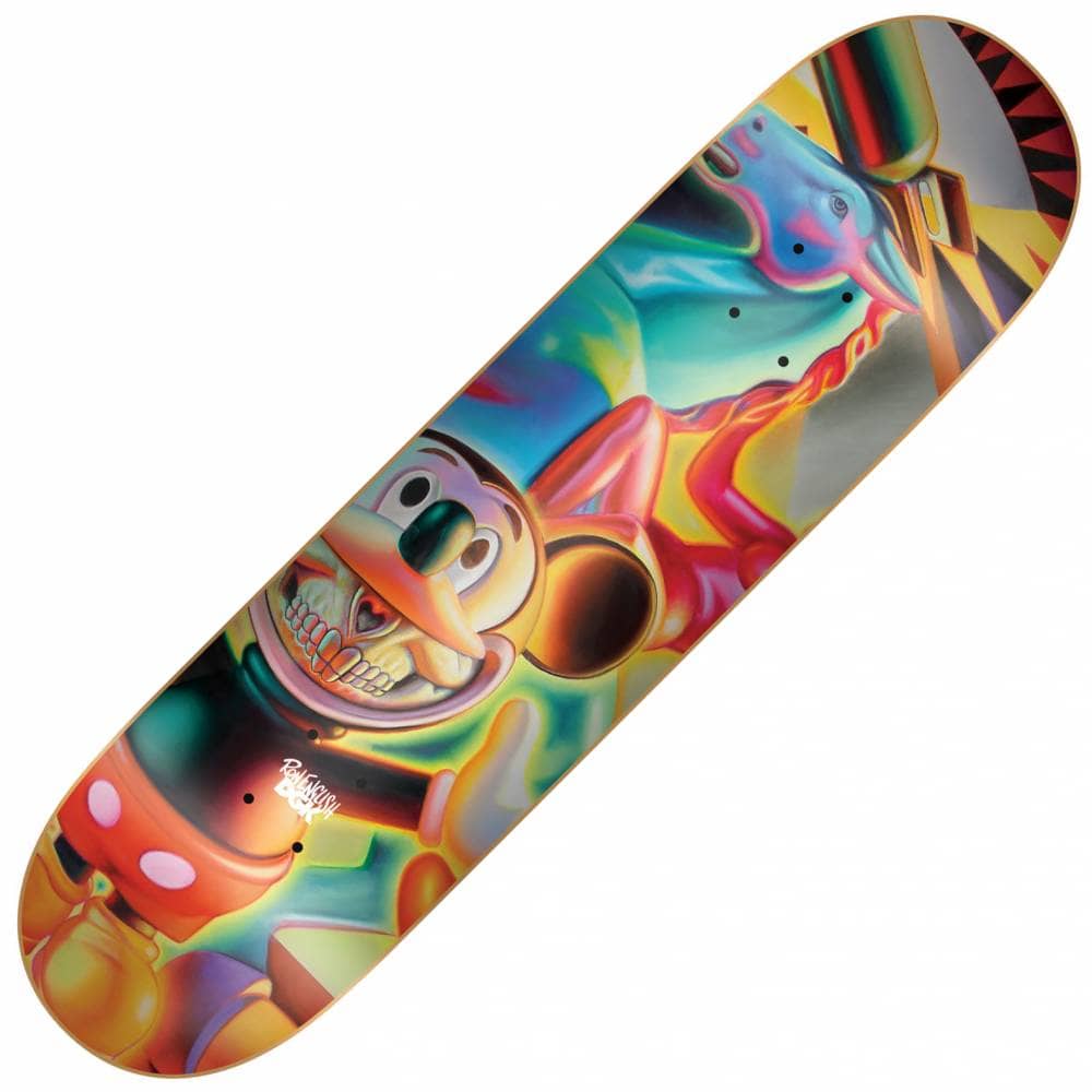 Mickey DGK Logo - DGK x Ron English 3 Mickey Skateboard Deck 8.1