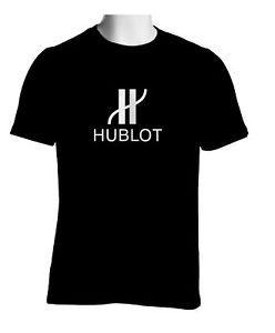 Hublot Logo - Hublot Watches Logo Black T-Shirt Men's Tshirt S to 3XL | eBay