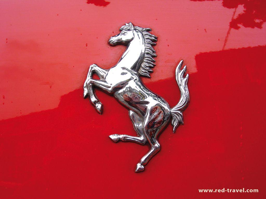 Red Ferrari Horse Logo - Red Travel Ferrari Cavallino Prancing Horse