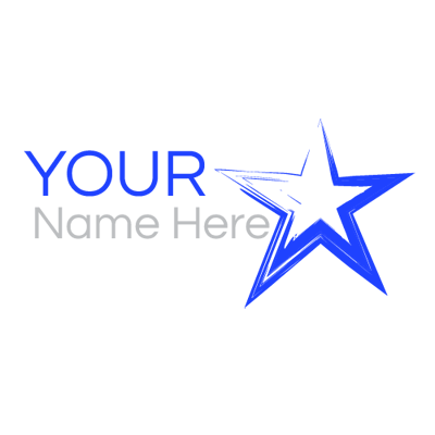 Painted Logo - Painted Star Logo Maker
