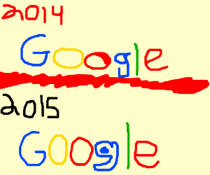 New vs Old Google Logo - Old Google Vs. New Google - Drawception