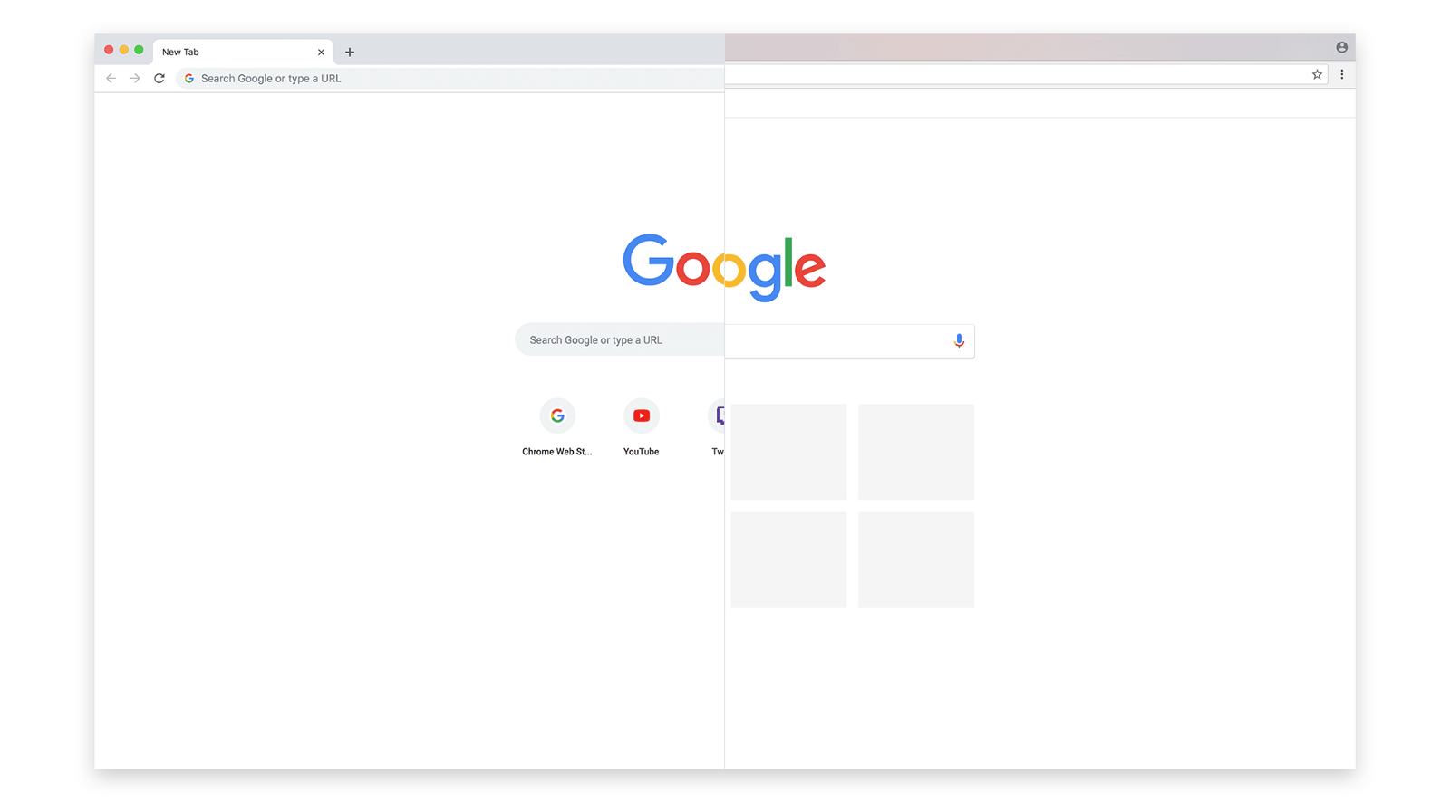 New vs Old Google Logo - Google's Chrome New Design