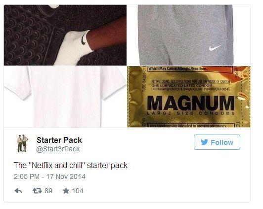 Netflix and Chill with a Black Background Logo - Netflix & Chill: My Favorite Memes - Dating/Relating