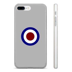 Blue Gray Circle Logo - MOD SCOOTER GREY CIRCLE HARD CLEAR PHONE CASE COVER FITS IPHONE 5 6