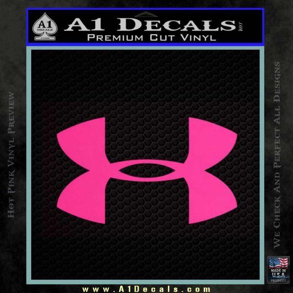 Under Armour Pink Logo - Under Armor Logo Decal Sticker A1 Decals