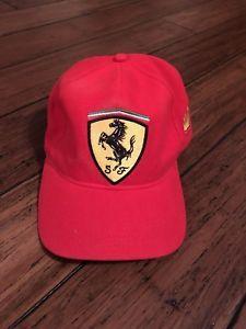 Red Ferrari Horse Logo - Official Red Ferrari Shell Logo Cap Hat Racing Formula One Embroider