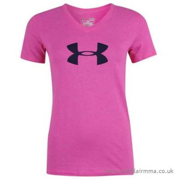 Under Armour Pink Logo - Pink Under Armour Women'S T-Shirt Core Logo Class Manufacturing ...