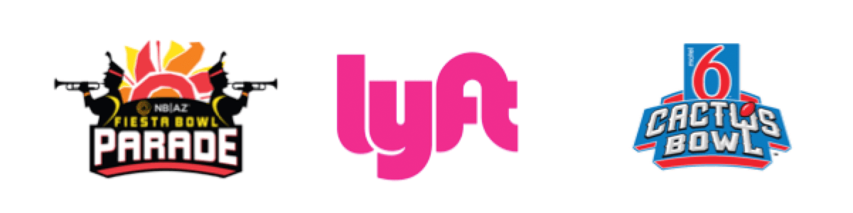 Official Lyft Logo - Motel 6 Cactus Bowl and National Bank of Arizona Fiesta Bowl Parade ...