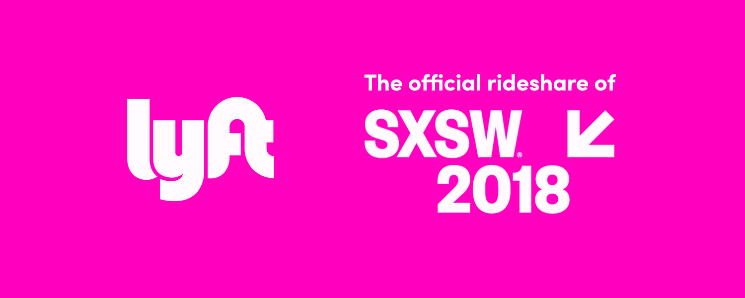 Official Lyft Logo - Lyft is the Official Rideshare Partner of SXSW 2018 — Lyft Blog