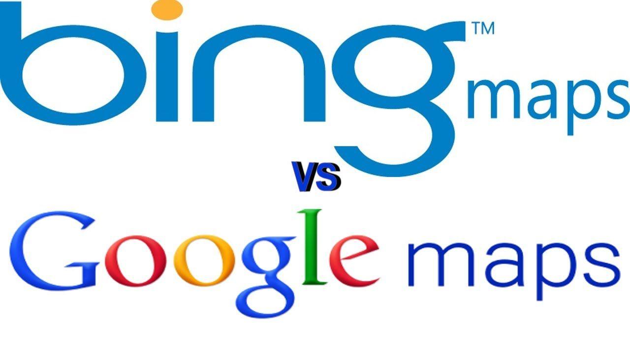 Bing Maps Logo - Google Maps vs. Bing Maps Comparison 2013