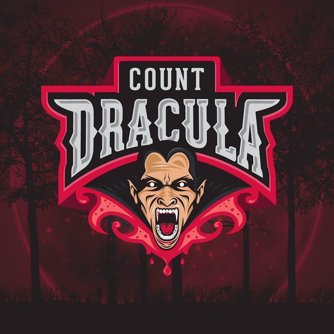 Dracula Logo - Vampire, Dracula Logo design. Digital art, Adobe illustrator vector