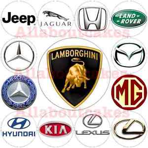 Can Car Logo - ROUND ( G to M ) CAR LOGO ICING & RICE PAPER CAKE & CUPCAKE TOPPERS ...