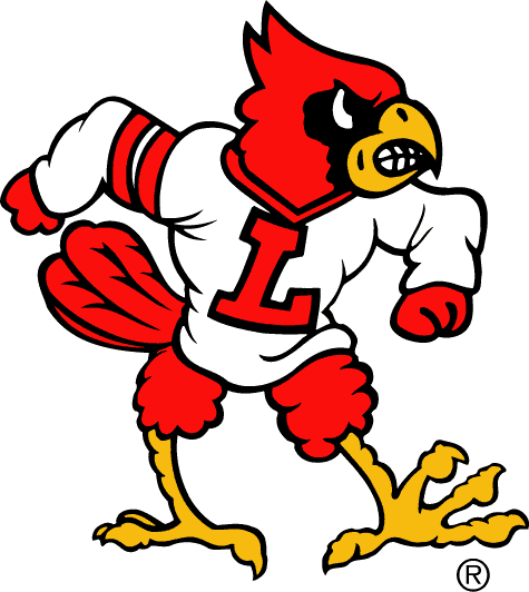 L Basketball Logo - Louisville Cardinals Primary Logo (1980) - An agry Cardinal ready to ...