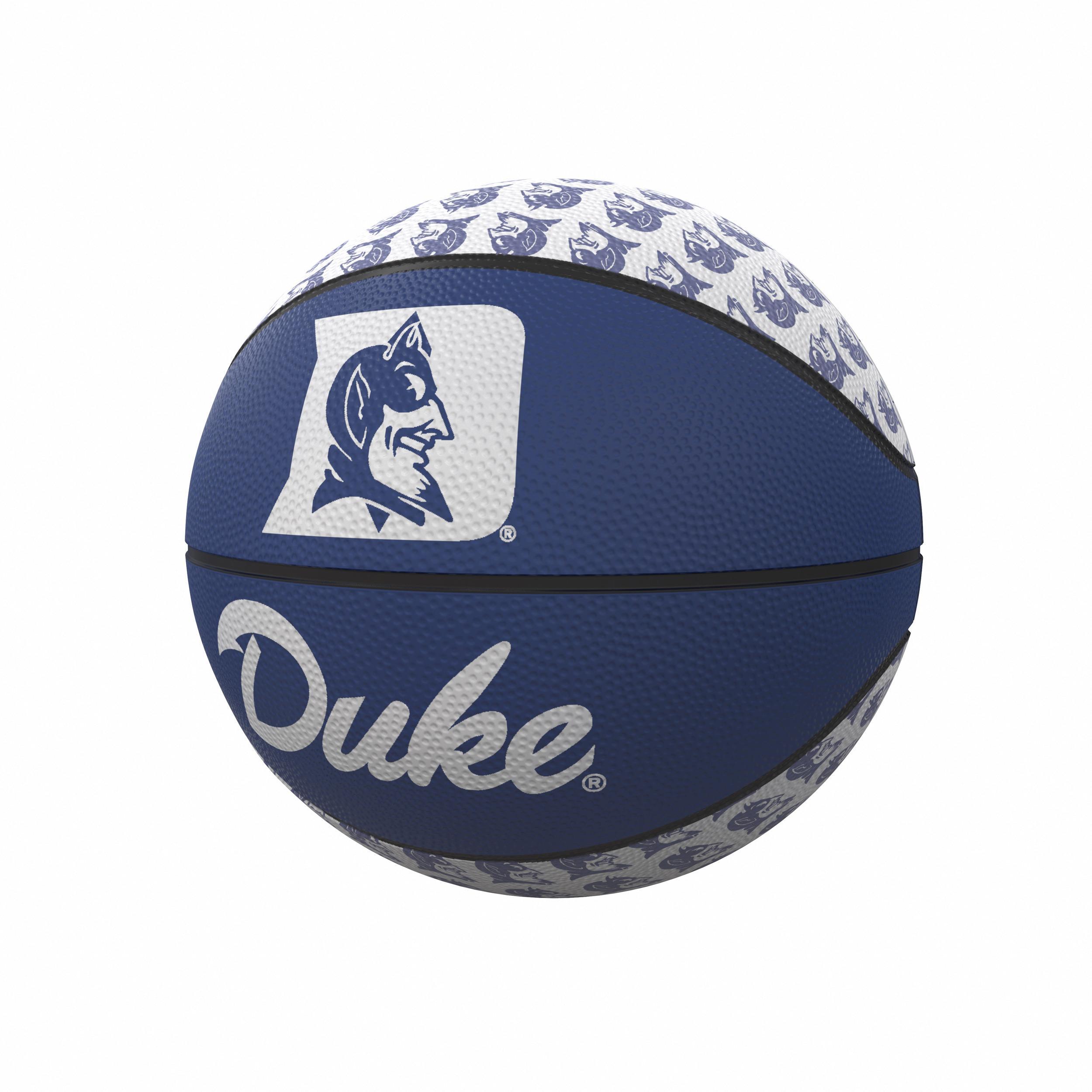 L Basketball Logo - Logo Brands Mini Basketball - Duke Blue