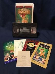 Walt Disney Masterpiece Collection Logo - Walt Disney Masterpiece Collection Movie VHS Home Video Bambi #9505 ...