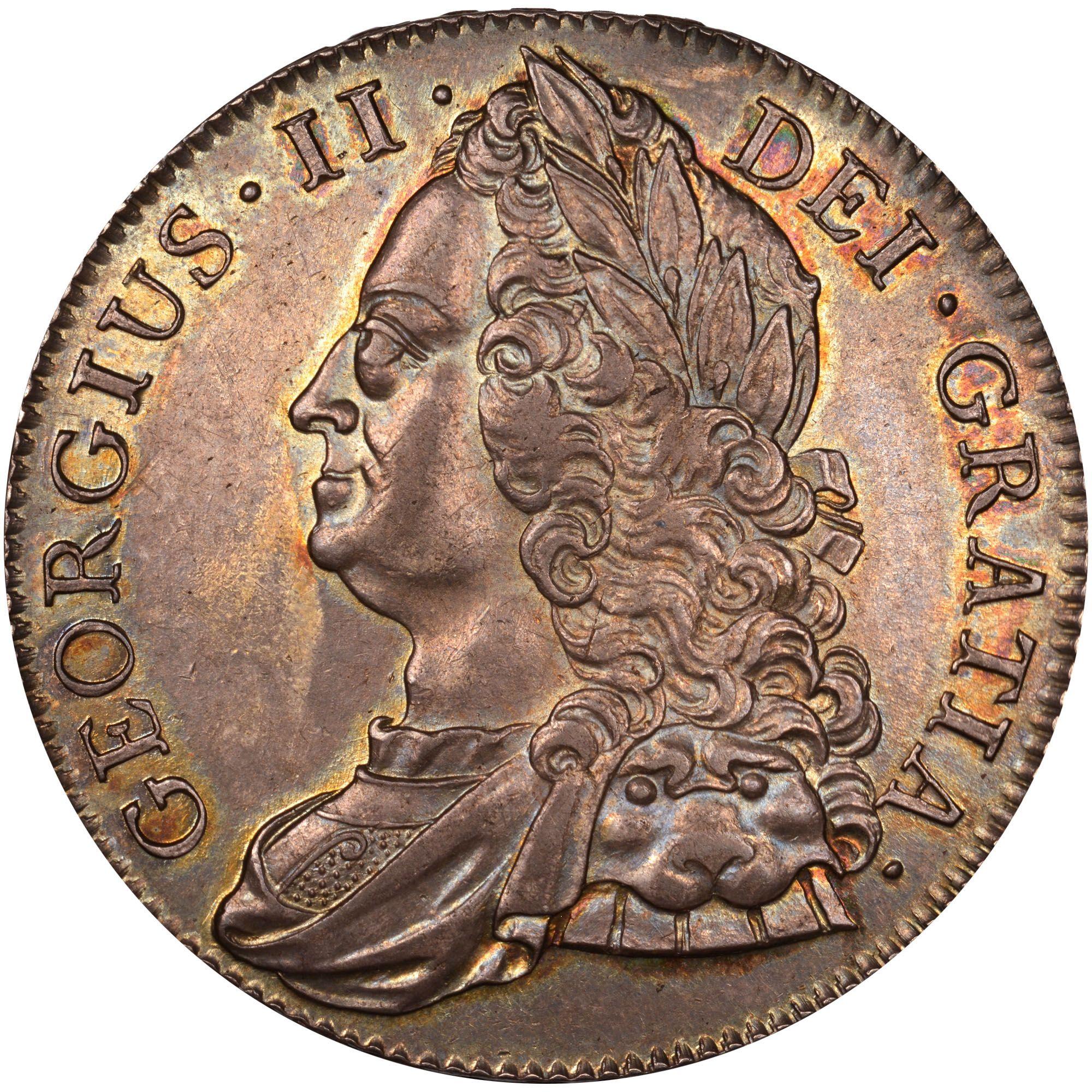 1743 Crown Logo - Great Britain Crown KM 585.1 Prices & Values | NGC