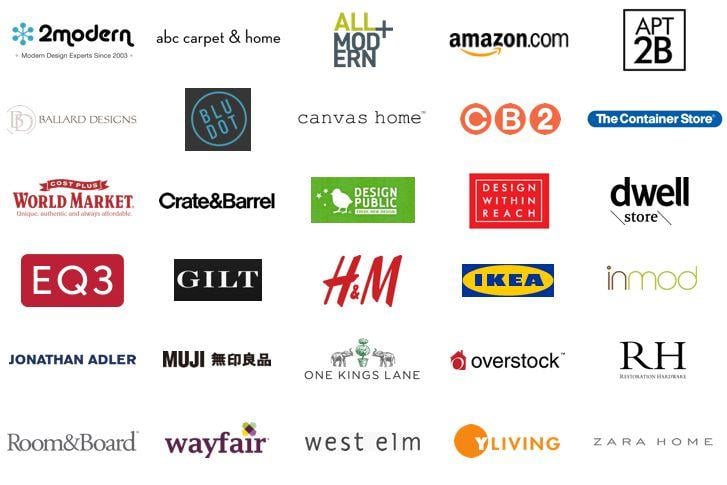 Shopping Brand Logo - Best Online Furniture Stores Shopping Guide