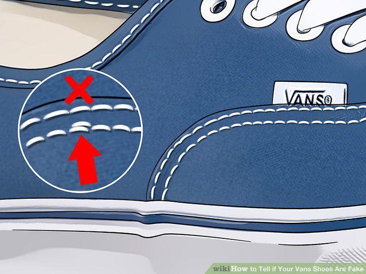 Fake Vans Logo - 3 Ways to Tell if Your Vans Shoes Are Fake - wikiHow
