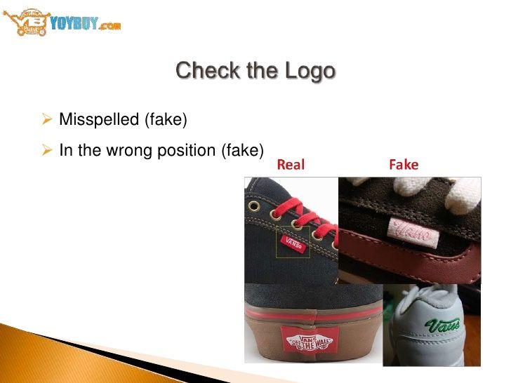 Fake Vans Logo - 8 ways to recognize the Vans authentic shoes