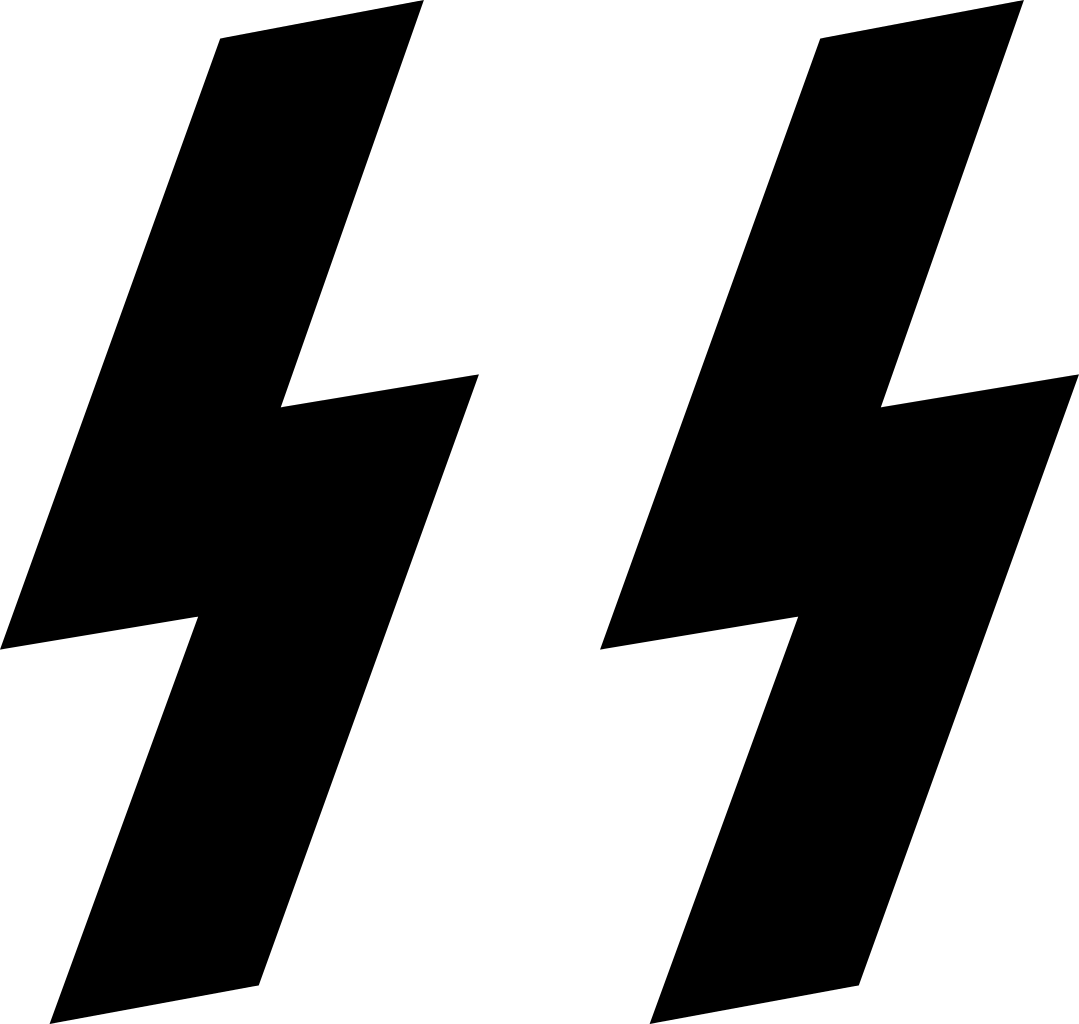 Nazi Symbol SS Logo - Schutzstaffel SS.svg