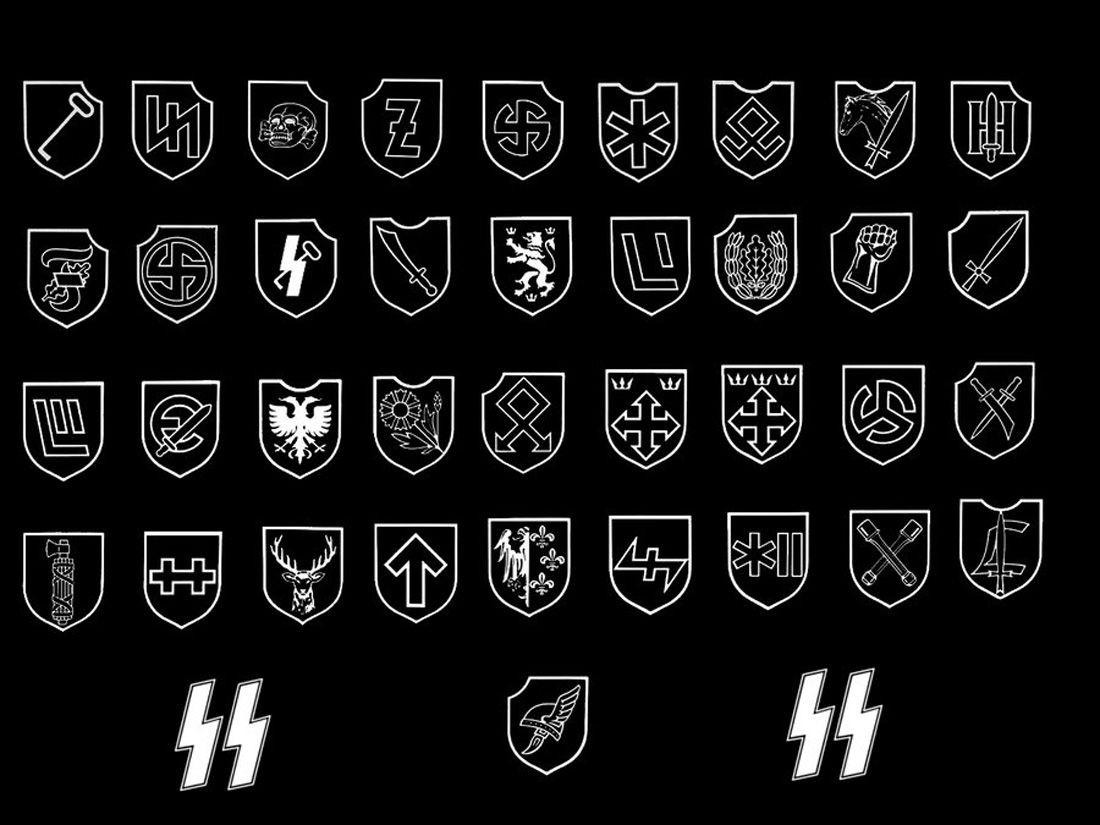 Nazi Symbol SS Logo - Waffen-SS Divisional Symbols Reference - Stormfront