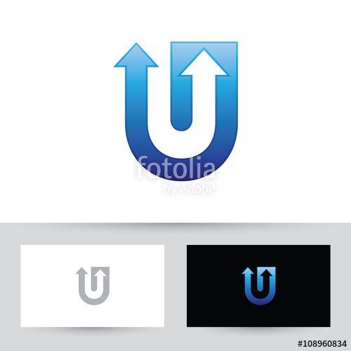 U Arrow Logo - Arrow Up U logo