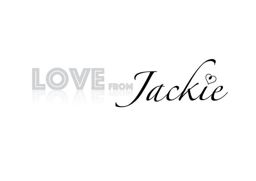Jackie Logo - Entry by essam1964117 for Design a Logo for Love From Jackie
