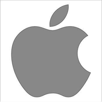 Mac Logo - Apple Mac Logo Decals (2. Grey): Automotive