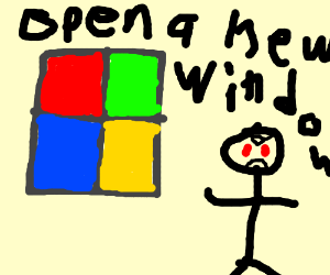 Windows Me Logo - Windows ME logo nagging you drawing