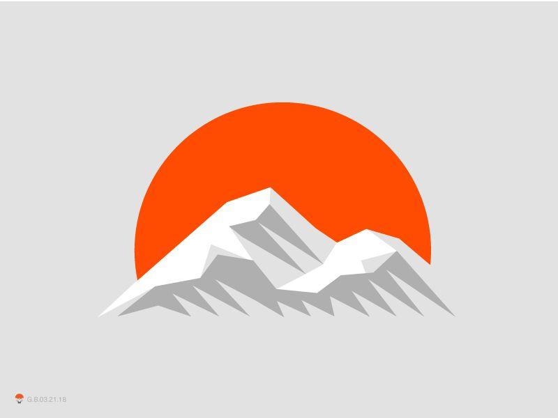 Mountain Clothing Logo - Mountain. Dan and Kelly. Mountain logos, Logo design