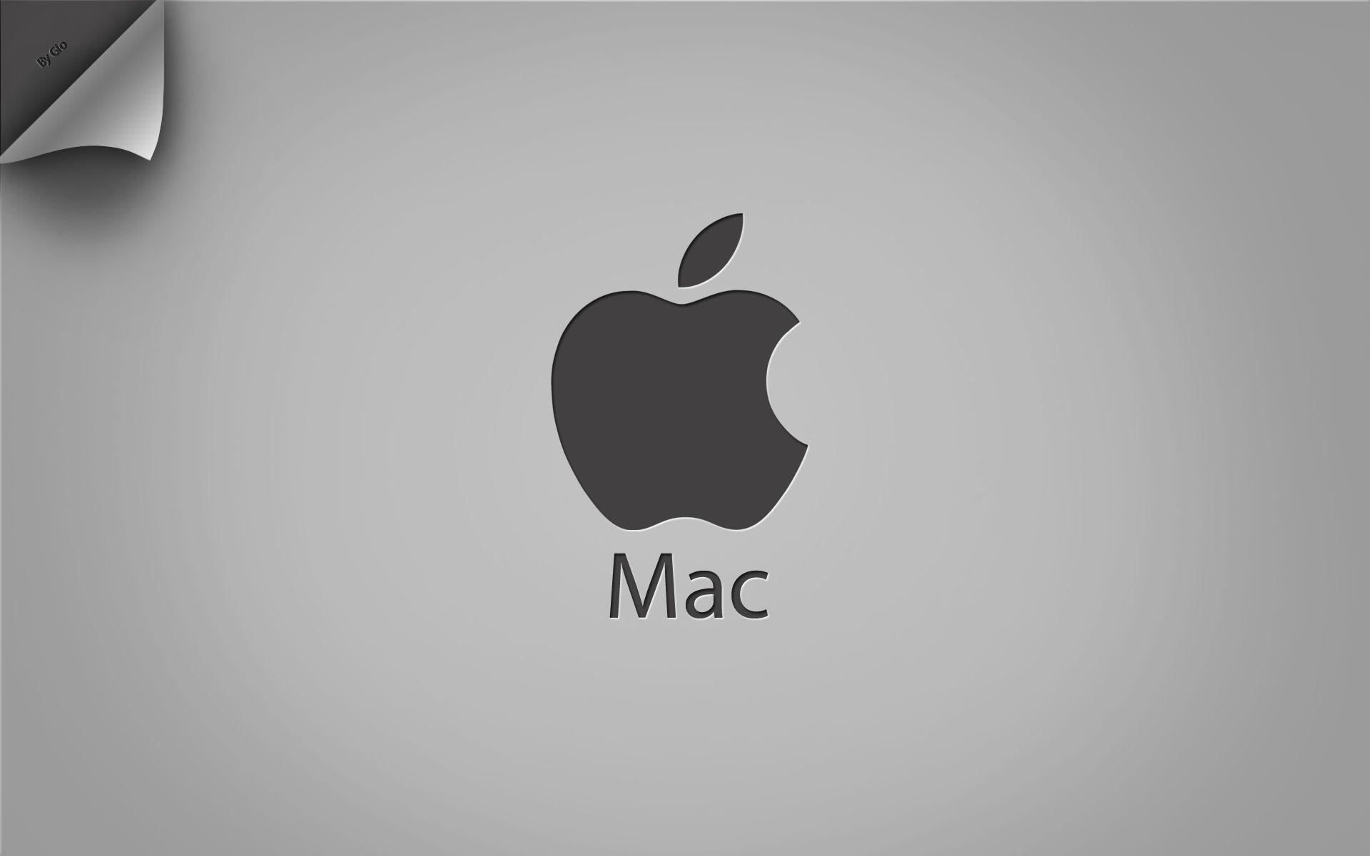 Black Mac Logo - Mac Logo Wallpapers - Wallpaper Cave