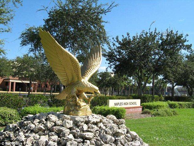 Naples High School Eagle Logo - Naples High School's racist yearbook photo of 'Hispanic students and ...